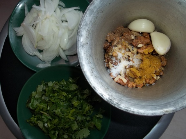 Lobio with Nuts Recipe Ingredients
