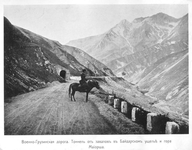 19th century photograph of the Georgian Military Road