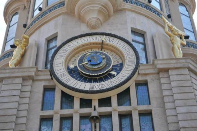 Astronomical Clock in Europe Square in Batumi 