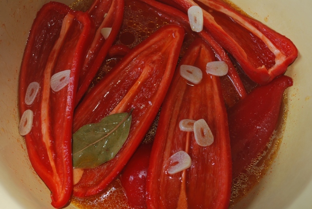 Marinating Peppers - Copy