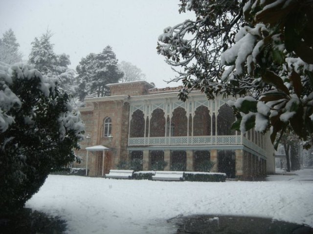 Tsinandali Palace Museum in Winter