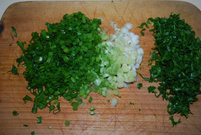 Chopped Parsley and Green Onions - Copy